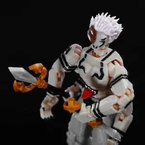 3D Printed Jujutsu Kaisen Ryomen King Of Curses Heian Sukuna Multi-Jointed Shapeshift Toys Action Figures Model Ornaments Gifts