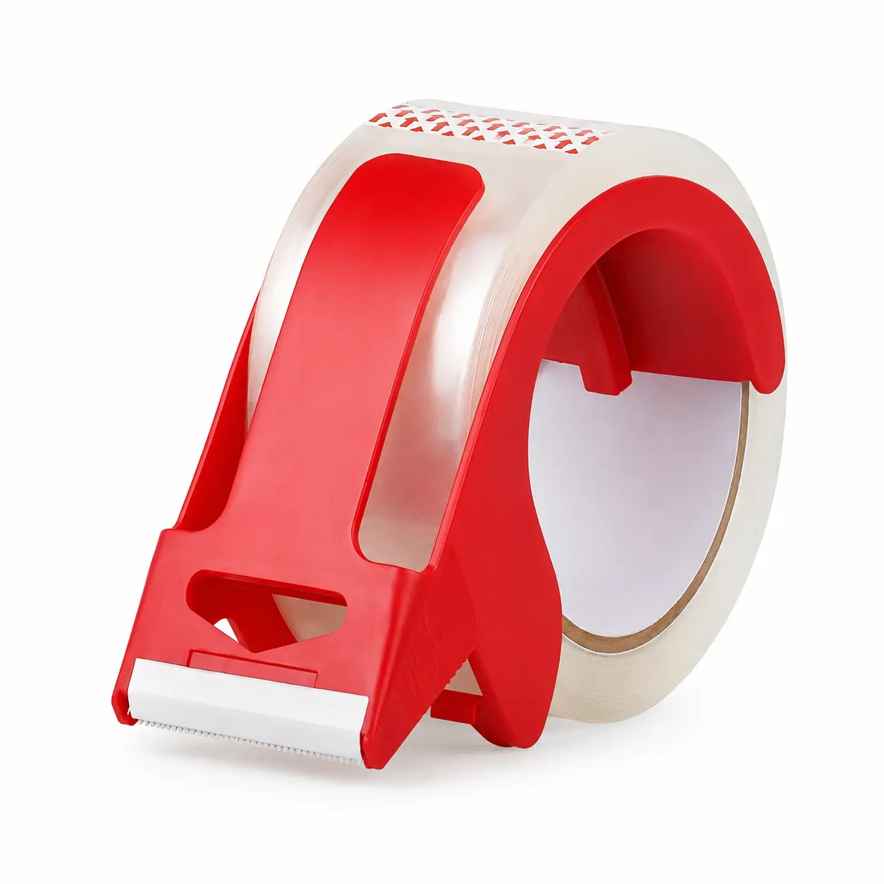 Refillable Dispenser Included Clear Packing Tape, Quiet Industrial Shipping Tape for Boxes, Ideal for Moving, Mailing & Daily Storage