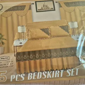 5pcs Bedskirt Set - Compact Size, User-Friendly, Versatile, Ideal for Personal and Professional Use, Enhance Your Digital Experience