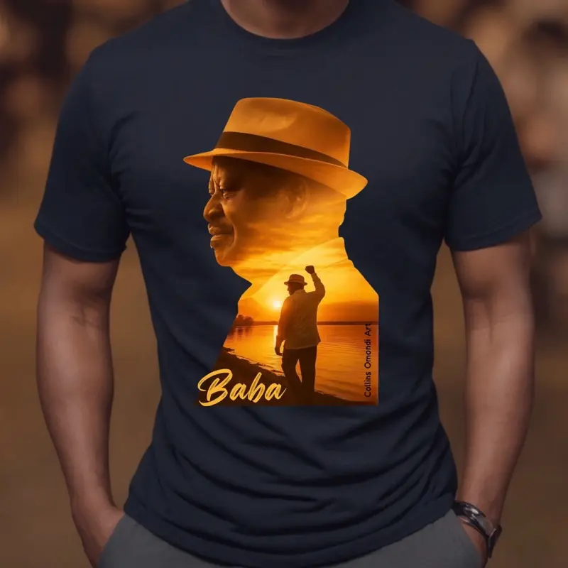 Raila Odinga Baba fan sweatshirt/shirt, Kenya  unisex and comfortable fit  Menswear