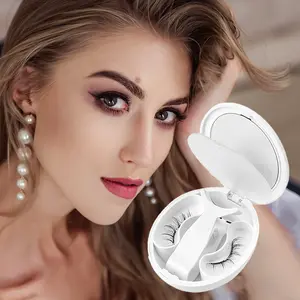 Magnetic eyelash kit with applicator, waterproof magnetic eyelashes require no glue, reusable eyeliner glasses make application easy for beginners, false magnetic eyelashes suitable for daily use