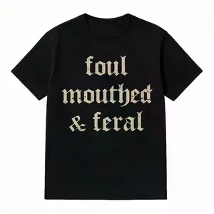 Unleash Your Wild Side with Foul Mouthed Feral Graphic T Shirt for Men and Women