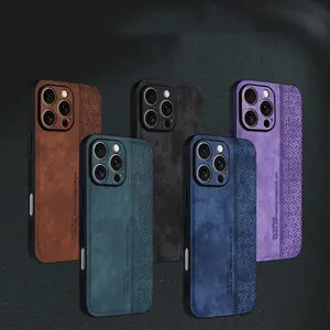 Vintage Design Phone Case, 1 Count Full Body Shockproof Phone Protective Cover, Mobile Phone Accessories for iPhone 16 Pro Max