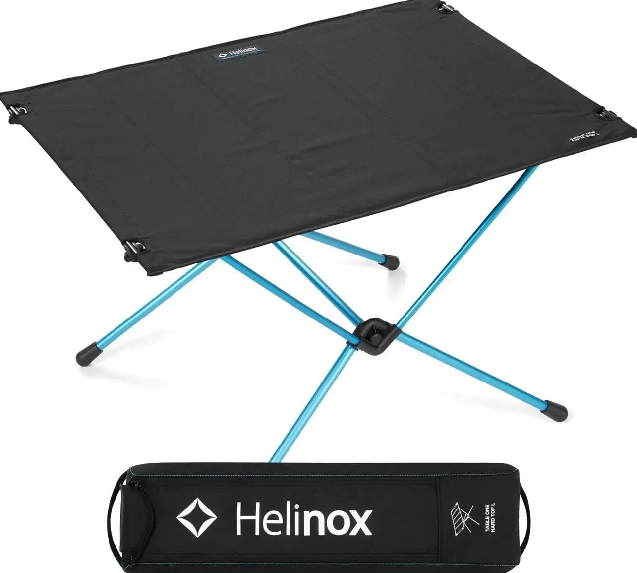 Helinox Table One Hard Top Large Camping Table, Portable Foldable Outdoor Table 29.5 × 22.5 in