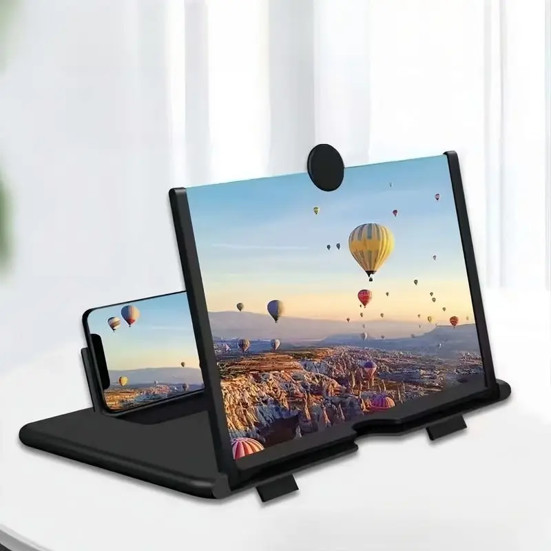 12 Inch Phone Magnifier, Ultra HD Screen Amplifier, Horizontal Viewing, Vision Protection, Full Screen Mobile Magnification, Christmas Gift, Cellphone, Cell Phone Mount, Cell Phone Stand, Cell Phone Holder