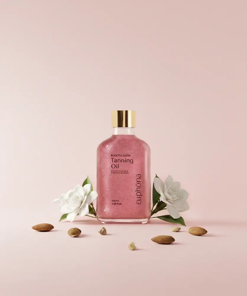 Euphoria Bliss Rosetta Glow Pink Tanning Oil