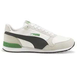 PUMA Mens St Runner V2 Lace Up Sneakers Shoes Casual - Green, White