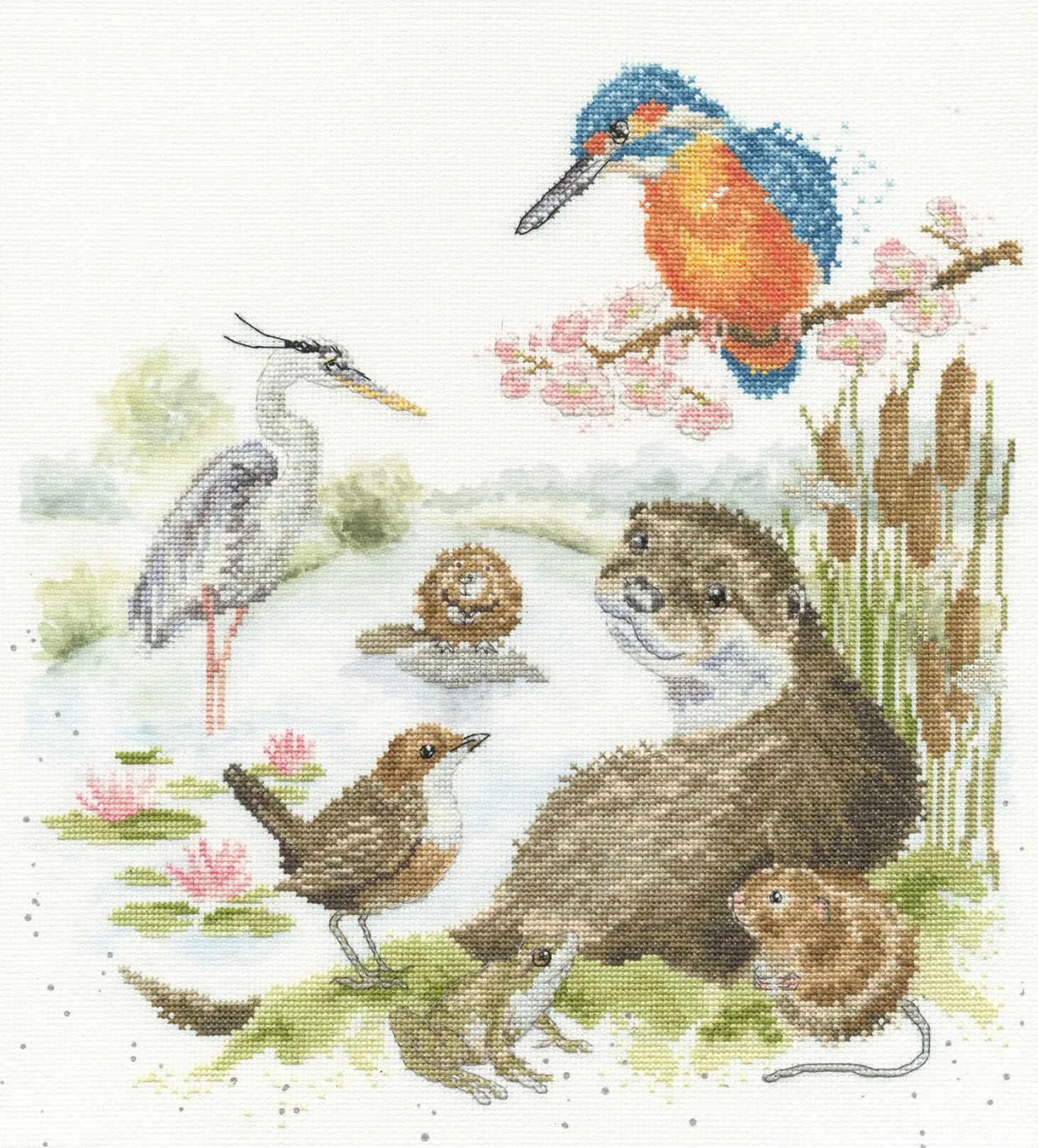 The Water's Edge Counted Cross Stitch Kit by Bothy Threads XHD148