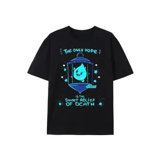 Lumalee T-Shirt,The Only Hope Is The Sweet Relief Of Death T-Shirt,funny Graphic T-shirt,Comfortable Breathable,Casual Short Sleeve,Gift For Him