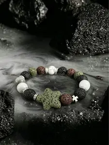 Grounding Energy Lava Stone DIY Kit | Ideal Handmade Gift for Him