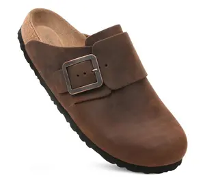 Aerothotic - Dakota Genuine Leather Clogs withArch