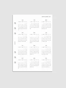 2027 Dated Year At A Glance Dashboard | Sunday Start
