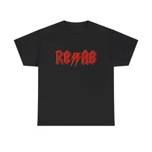 Rehabilitation Nettspend Osamason Stunmic Rehab Tee R3hab T-Shirt R3habilitation Hipster Top, Kids Size Crewneck Sweatshirt, Streetwear Graphic Tee, Y2K Clothes, Hip Hop Rapper, Gift For Fan, Men's Outfits, Music Tour 90s Merch