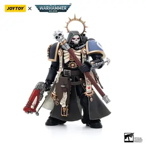 JOYTOY Warhammer 40k 1/18 Action Figures 12cm Ultramarines Primaris Chaplain Brother Varus
