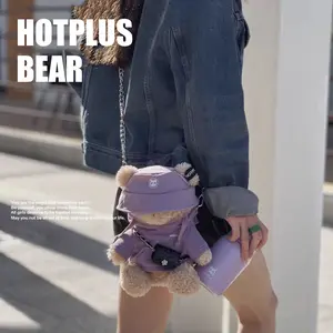 Nancy HotPlus Bear Kids Vacuum Insulated Cup With Straw Water Bottle