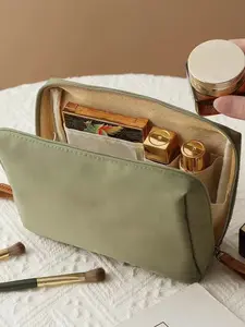 Women's Large Capacity Waterproof Travel Makeup Bag, Casual Fringe Design Portable Cosmetic Pouch for Women & Girls, All Seasons Use