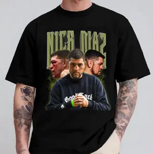 Nick Diaz Stockton Style T Shirt UFC Fan Graphic Tee HY1409