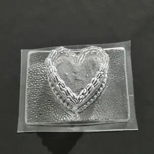 Flexible Mini Molde de Plastico - Heart Cake Design