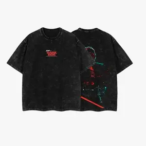 Anakin Sith Lord Join The Dark Side - Battlefront 3 Double Printed Oversize Lightweight Tee TV Show Graphic Top Cotton Gift T-Shirt For Comic Lover, Gift T-Shirt For Movie Lover Men's Regular Fit Floral Print Tee streetwear H