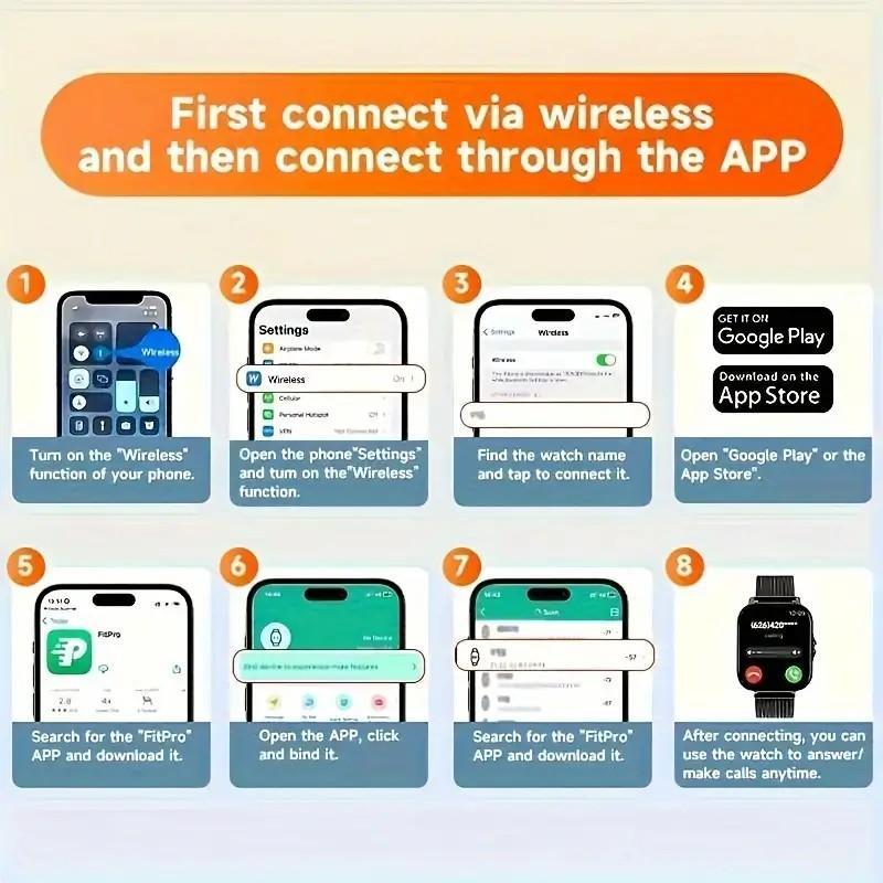Valentine's Day gift New smartwatch for 2026: Black and pink wearable multi-functional smartwatch with high-definition touchscreen.