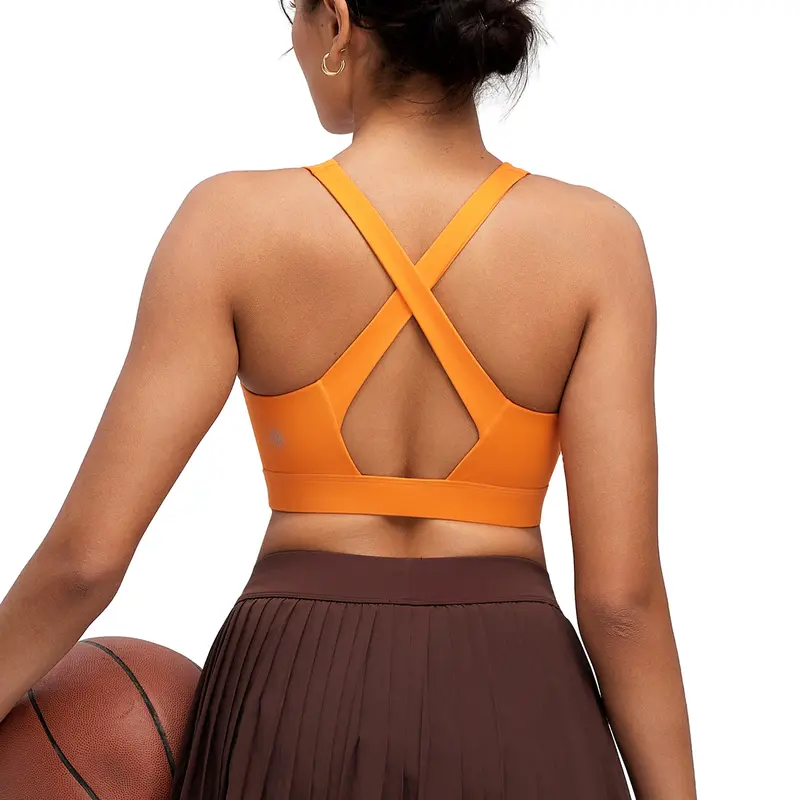 RUNNING GIRL Women's High Impact Sports Bra, Wireless High Support, Sewn-In Pads, Strappy Criss-Cross Design, Lightweight & Breathable for Gym, Yoga & Dance #outdoorfun #DiscoverYourGift #TikTokShopBlackFriday #TikTokShopCyberMonday