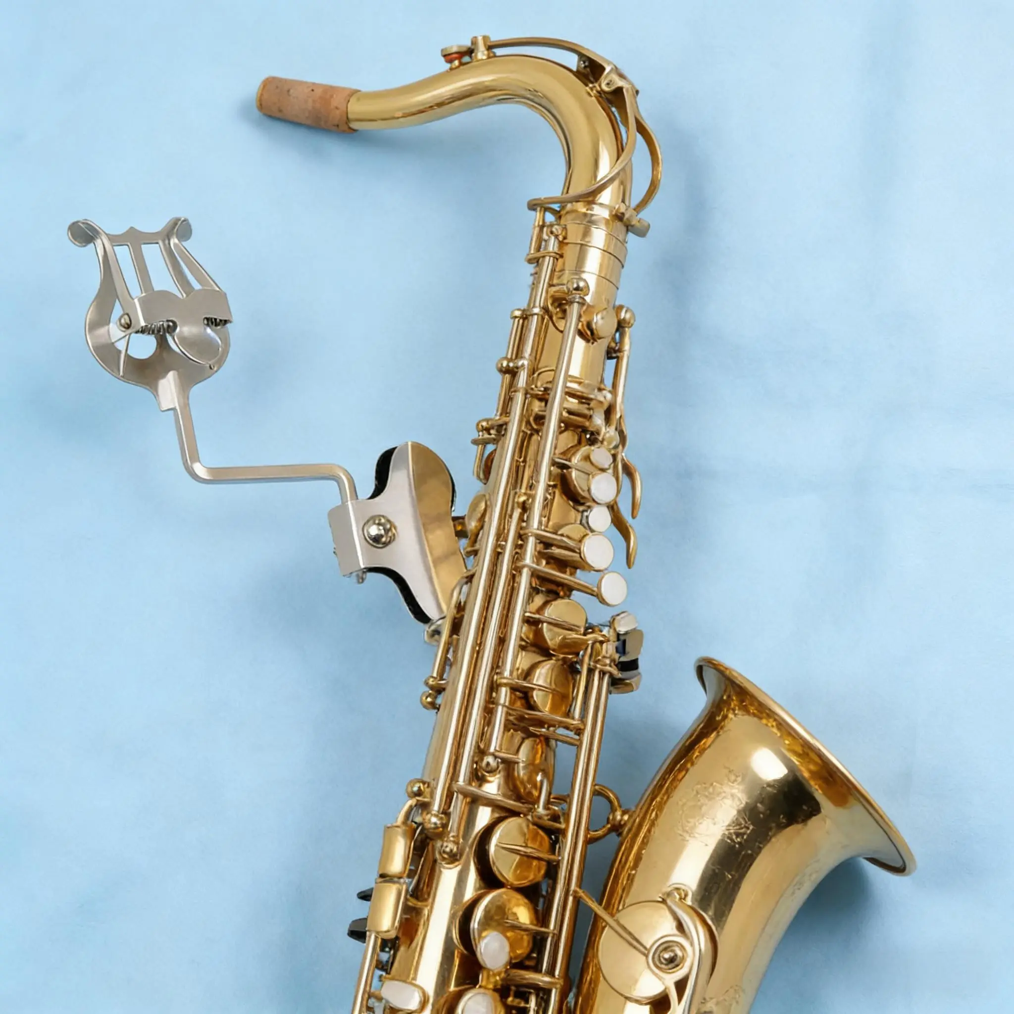 IRIN Saxophone Sheet Music Stand Portable, Hands Free Music Holder for Outdoor Performance