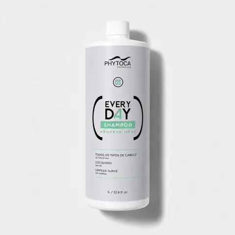 Phytocain Every Day Shampoo 1L - Lightweight Cleanser for Daily Use - Suitable for All Types of Hair
