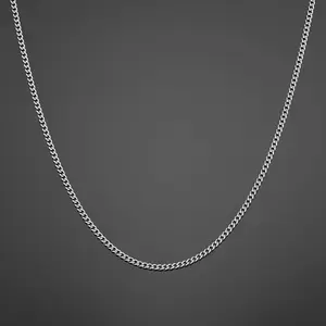 Minimal Cuban Chain - Silver RG102