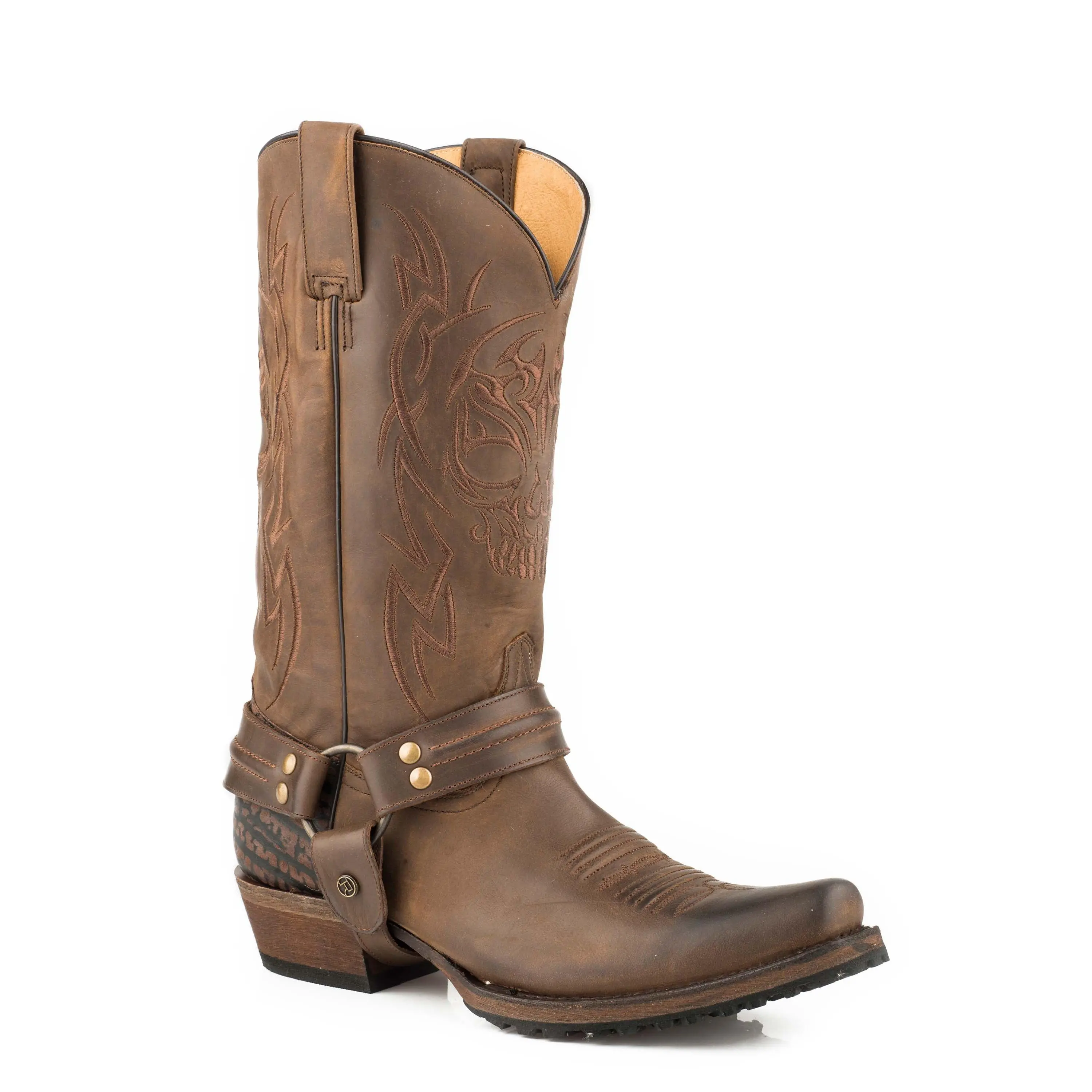 Men's Roper Oily Leather Biker Boot