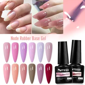 MTSSII 7ml Nude Rubber Base Gel Nail Polish, Pink Nail Strengthening Nail Care Oil, Quick-dry Nourishing Nail Care Product, Nail Care Product for Women & Girls, Nail Care Serum, Nail Care Solution