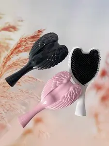 Anti-Static Cushion Detangling Hair Brush, Scalp Massage Comb, Suitable for Long Hair, Wet & Dry Use, Hairstyling Set, Tools, Accessories