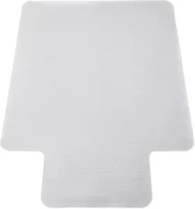 Office Chair Mat for Low Pile Carpeted Floors with Lip, 36" x 48", Clear