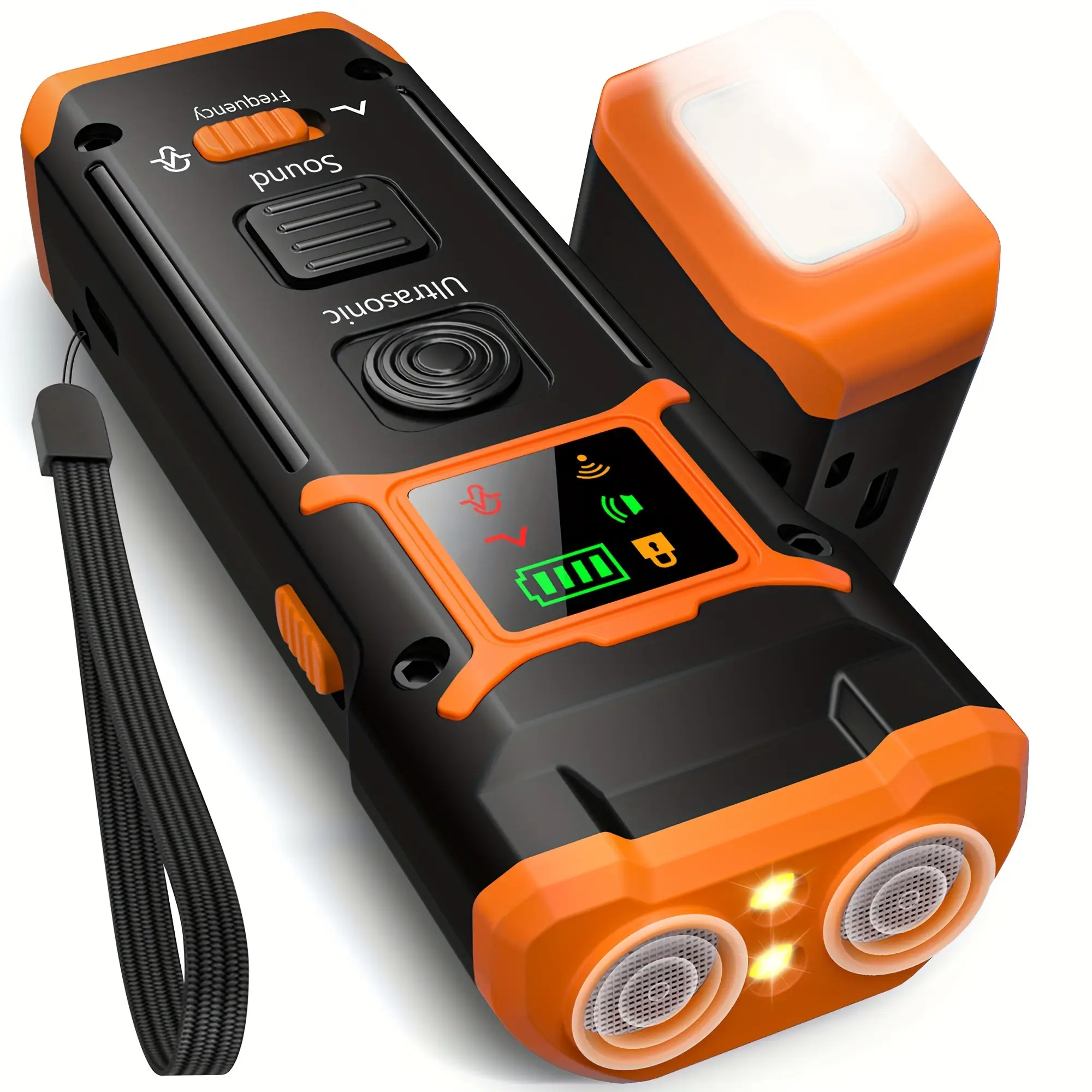 2025 Dog Bark Deterrent Device Ultrasonic Anti-Barking Device with Rechargeable,Flashlight,Dog Barking Stopping, Pet Training,Silencer, dog bark guard