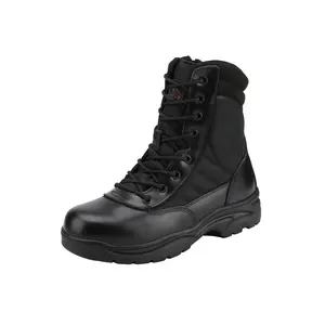 Men's Tactical Work Boots Side Zipper Cortex Outdoor Motorcycle Combat Boots Valentines