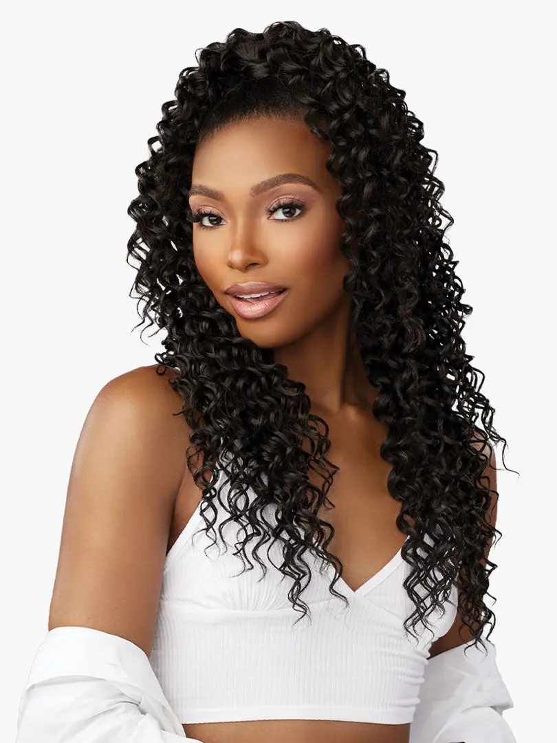 Curls Kinks & Co Deep CKMDE Synthetic Hair Pieces - Deep Curly Bundles (18in, 20in, 22in)