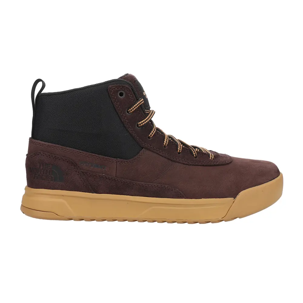 The North Face Mens Larimer Mid Waterproof Lace Up Casual Boots Ankle - Brown