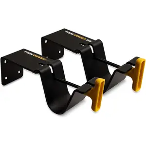 Trimmer Racks for Enclosed Trailer (Sold as Pair) - Safely Store Weed Wackers, Hedge Trimmers and Long-Handled Tools on Trailer or Garage Walls - Heavy Duty Weedeater Rack