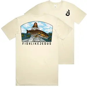 Fish Like Jesus Shirts | Graphic Tee Shirts Designed For Both Men and Women Cotton Man