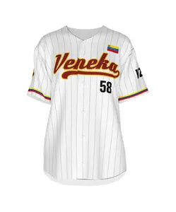 Personalized Veneka Baseball Jersey, Custom Name and Number Veneka Sports Jersey for Men and Women, Veneka Baseball Shirt for Adults Youth and Kids