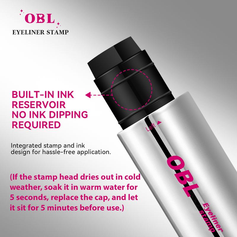 Rotating Winged Eyeliner Stamp Pen, Dual-Head Design for Precise Cat Eye & Winged Liner, Waterproof Smudge-Proof Quick-Drying Formula, Long-Lasting Makeup for Busy Mornings &Perfect Valentine’s Day Gift for Easy Cat Eye