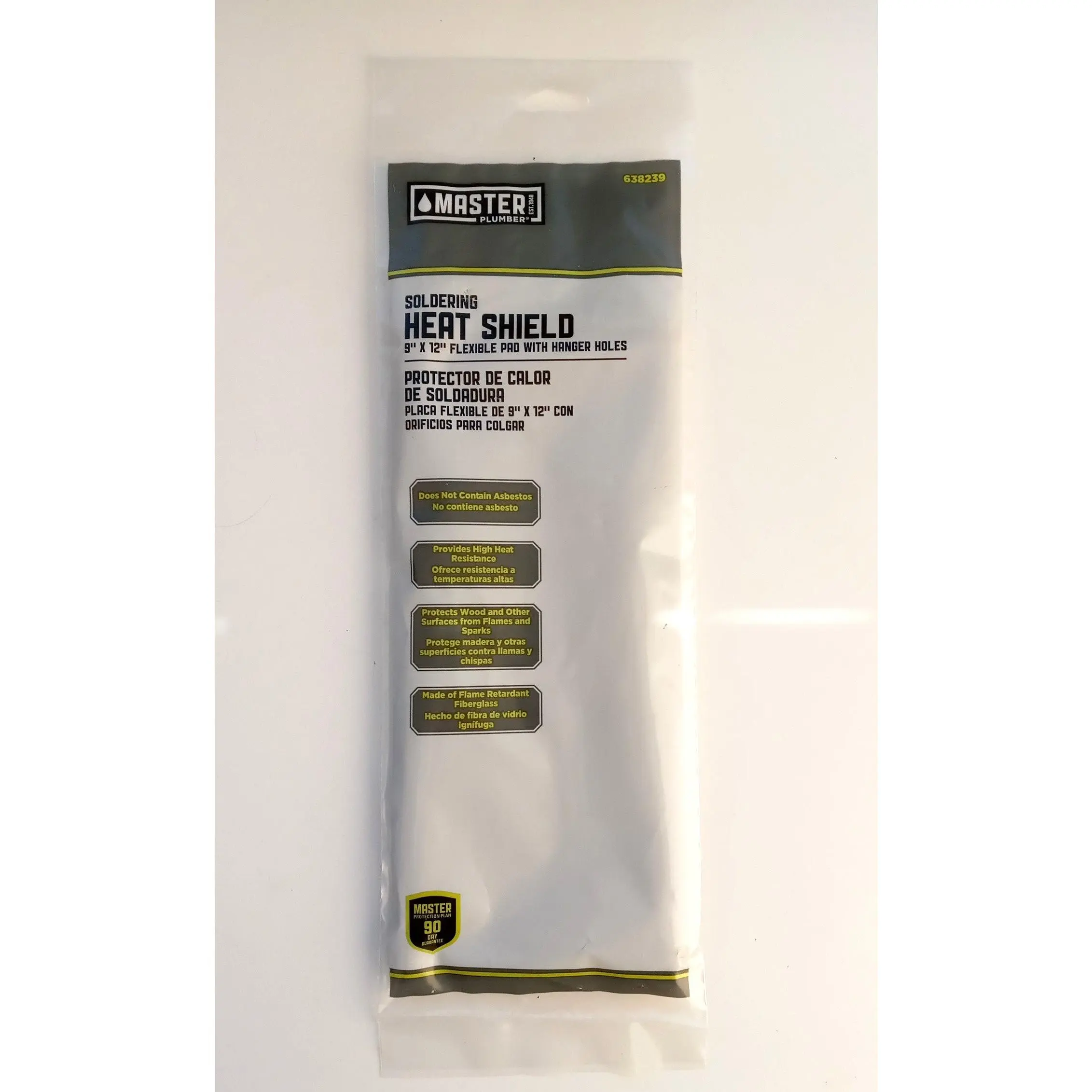Master Mechanic Soldering Heat Shield 9" x 12" Flexible Pad 638239