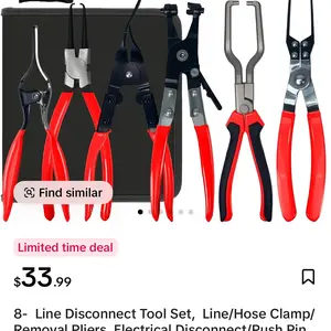 Automobile electrical terminal connector disconnector tool, plug connector disconnection tool, automotive universal electrical tools