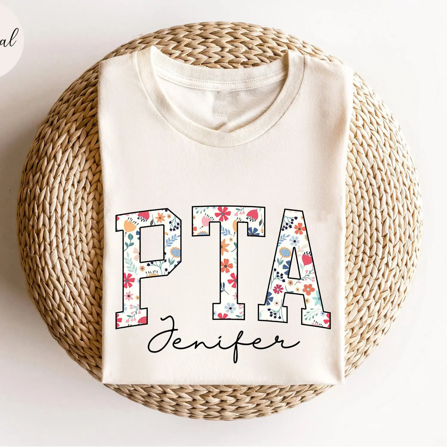 Personalized PTA Shirt, Floral PTA T-shirt, PTA Gift, Physical Therapist Assistant Gift, Nurse Appreciation Gift, Physical Therapy Tshirt P