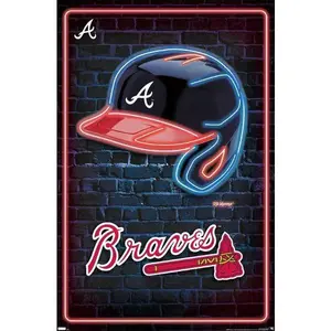 MLB Atlanta Braves - Neon Helmet 23