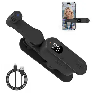 Screen Auto Clicker for Phone Adjustable Speed Physical Tapper with LED Display Simulated Finger Continuous Click Compatible with iPhone & Android Selfie Cellphone