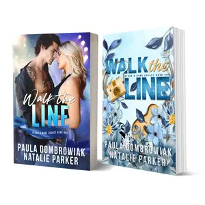 Walk The Line: A Steamy New Adult, Forced Proximity, Rock Star Romance Paperback Signed by Author, with Bonus Swag