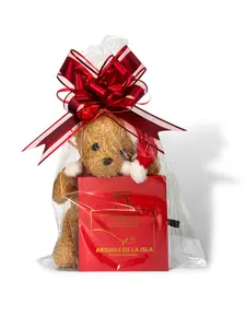 Merry Christmas Gift Set Aromas de la Isla for Women+Osito Peluche Perfumes Cubanos con Peluche Feliz Navidad