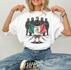 Anti Ice Protest Tee, F4ck Ice Shirt, Chinga La Migra, Mexican Flag, Protect Immigrants, No Human Is Illegal, FDT F4ck Trump