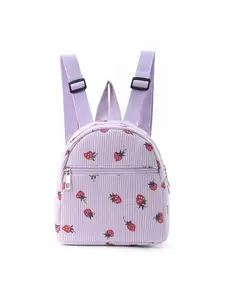 Corduroy backpack, simple and casual, suitable for both men and women, small backpack for dates and shopping, fashionable and versatile, mini solid color multi-color backpack, stylish