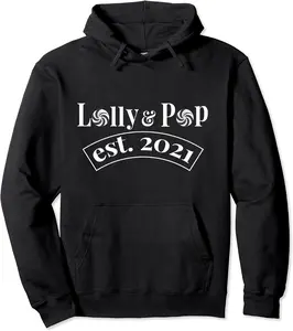 Lolli Lolly Pop Established 2021 Lolly Pops Couples Pullover Hoodie - Winniekemo Shop 53B08G11DX28